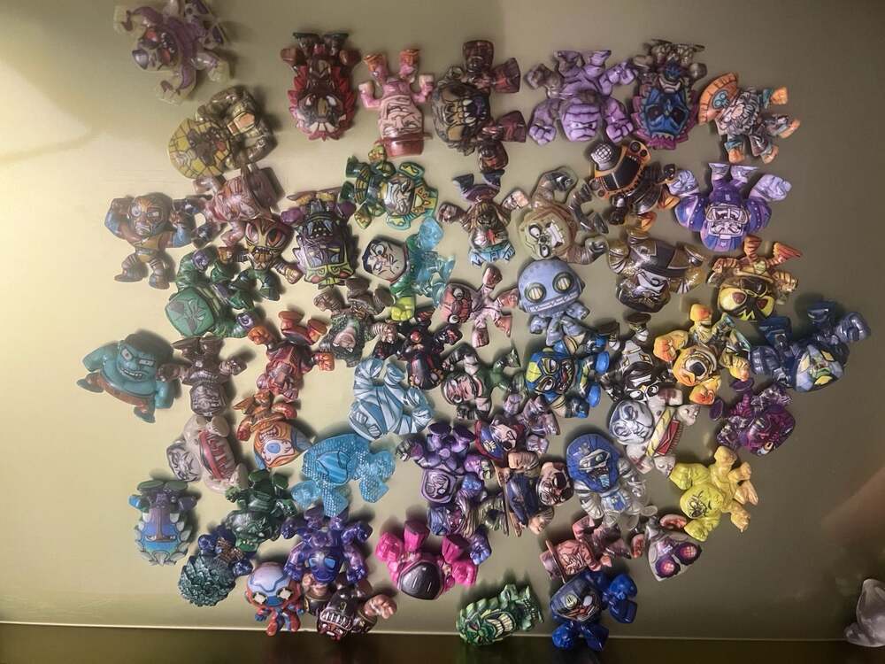 Lot of 55 million warriors Figures Assorted Characters